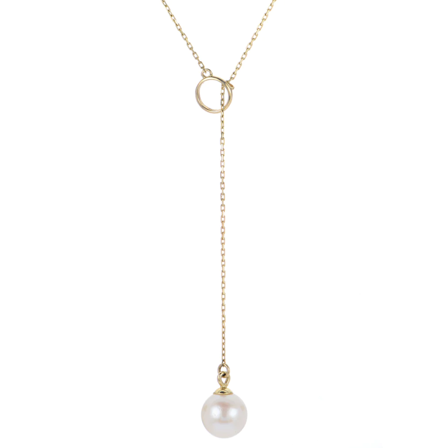 14KY FW "AA" Pearl Necklace 18"
