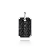 Men's Sterling Silver Dog Tag Pendant