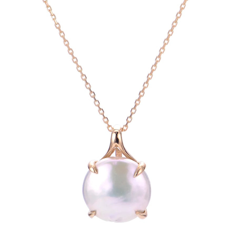 14K Yellow Coin Pendant w/ 18"