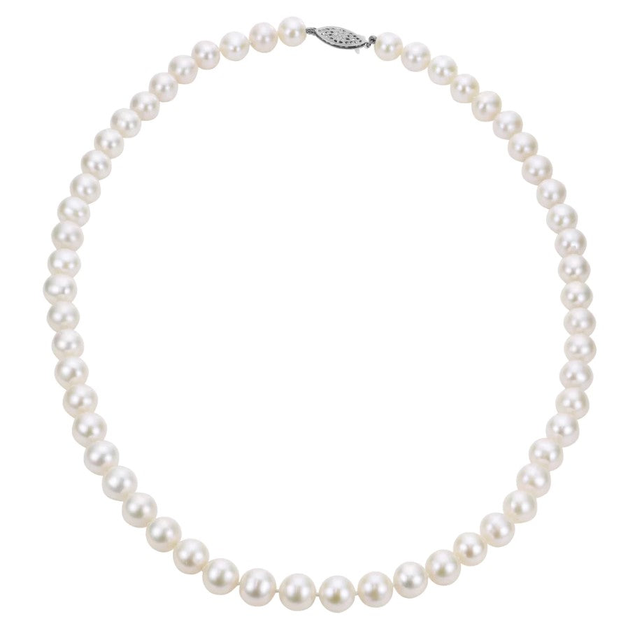 14KW Feshwater Pearl Necklace Strand 20"