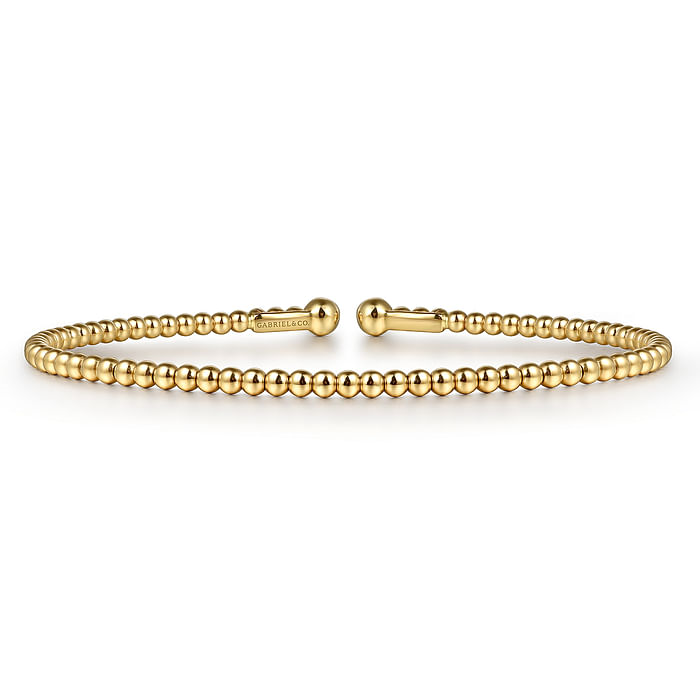 Yellow Gold Bujukan Open Bangle