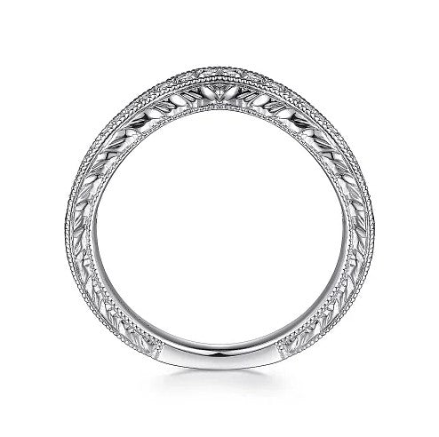 14KW Matching Curved Wedding Band