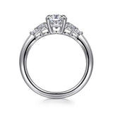 14KW Oval Diamond Engagement Ring w/ 0.27 ctw