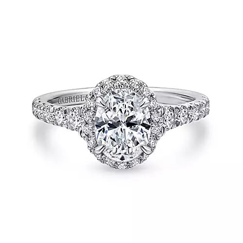 14KW Semi-Mount Diamond Engagement Ring w/ 0.80 ctw