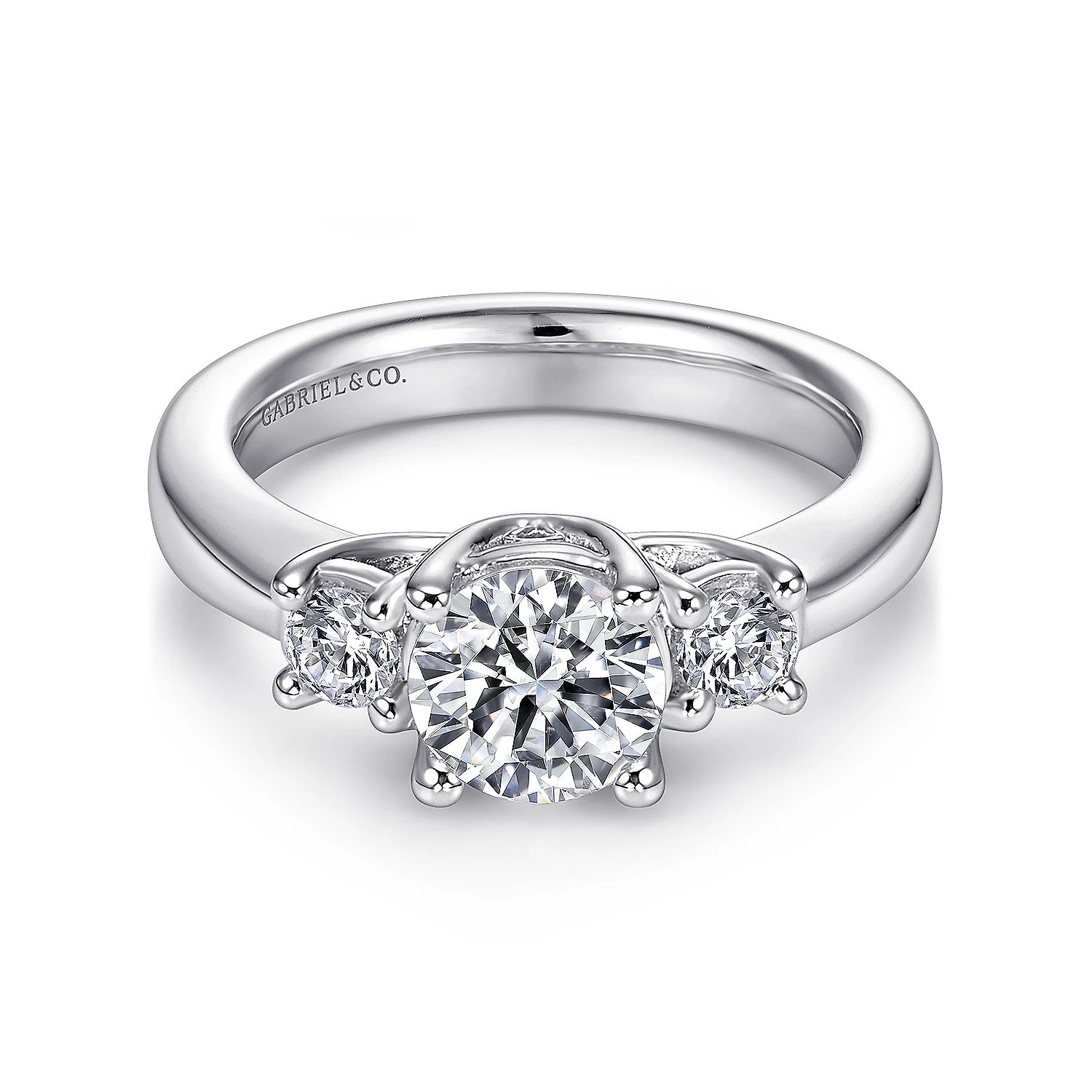 14KW Diamond Engagement Semi-Mount Ring, .30 CTW