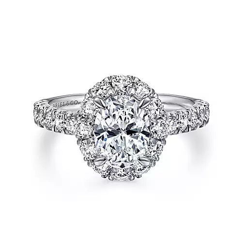 14KW Semi-Mount Diamond Engagement Ring w/ 1.15 ctw, Size 6