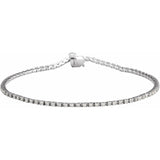 14KW Diamond Line Bracelet w/ 1.0 CTW & 7.25