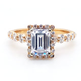 18KR Diamond Engagement Semi-Mount Ring w/ 1.0 ctw, Size 7