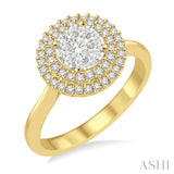 14KY Diamond "Lovebright" Ring w/ 0.55 CTW