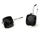 Sterling Silver  Black Onyx Drop Earrings