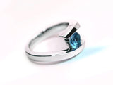 Sterling Silver Blue Topaz Ring