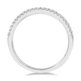 Women's White Gold Diamond Band, 0.10 Carat TW