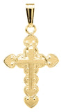 14KY  Filigree Edge Cross