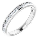 14KW Diamond Anniversary Band w/ 0.30 CTW, Size 7