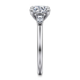 14K White Gold 2.0 Carat Diamond Round Engagement Ring