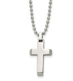 Stainless Steel Cross Pendant on 20" Ball Chain