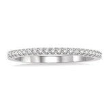 Women's White Gold Diamond Band, 0.10 Carat TW