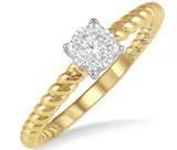 Yellow Gold Diamond Engagement Ring