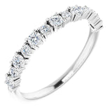 14KW Diamond Anniversary Band w/ 0.50 CTW, Size 7