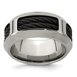 Titanium & Stainless Steel Cable Ring