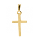 Children's 14K Yellow Gold Cross Pendant