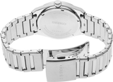 Men's Seiko Watch – Discover More Series – Essentials – Stainless Steel Quartz – Light Blue Dial – 38.9MM