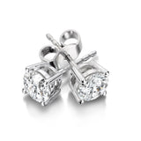 14KW 1.0 ctw Diamond Stud Earrings H-I, I1