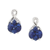 L G Colored Stone Earrings