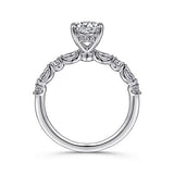 14KW Diamond Engagement Ring w/ 0.46 ctw