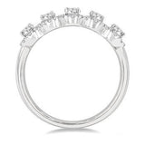 14K White Gold Diamond Wedding Band, 1.0 Carat tw