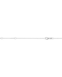 Sterling Silver 1.2mm Extendable Cable Chain with Spring Ring Clasp 18"