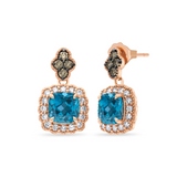 Colored Stone Earrings