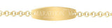 Kids Gold Filled ID Bracelet