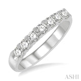 14K White Gold Diamond 7 Stone Band w/ .50 CTW