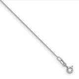 18KT White Gold 1.1mm 18