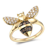 14KY Ring featuring Chocolate Diamonds®, Nude Diamonds,  0.53 CTW