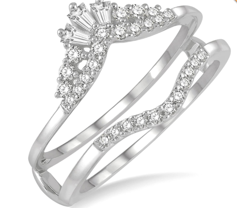 White Gold Diamond Ring Guard – Green Brothers Jewelers