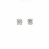 14KW Diamond Stud Earrings w/ 0.38 ctw