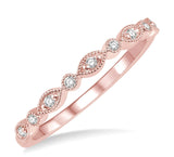 14KR Diamond Stackable Band w/ 0.10 ctw