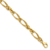 14KY Polished Bracelet 7.5