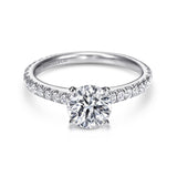 14KW Diamond Engagement Semi-Mount Ring, .47 CTW