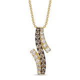 Creme Brulee® Pendant featuring Chocolate and Nude Diamonds