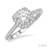 .40 CTW 14KW Diamond Ladies Engagement Ring