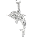 Diamond Dolphin Pendant