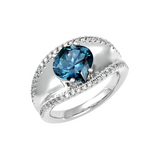 L G Colored Stone Rings-Women's
