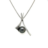 Sterling Silver Tahitian Pearl Pendant