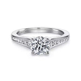 14KW Semi-Mount Diamond Engagement Ring w/ 0.29 ctw, Size 6