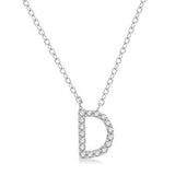 10KW  .05CTW  Diamond Initial "D"  18"