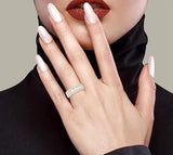 14K Yellow Gold Baguette and Round Cut Diamond Wedding Band, 1.45 Carat TW
