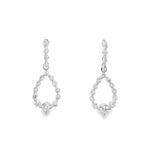 14Kwg .50Ctw Diamond Dangle Earrings G-H/Si2-I1